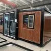 10ft Wood Grain Expandable Container House 3
