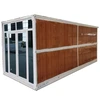 Factory Customized Prefab Folding Box Integrated Container House Foldable Portable Modular Glass Prefabricated Home 1