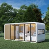 20ft 40ft Modular Prefab Tiny Homes Container Office Portable Apple Home Pod Movable Apple Cabin 5