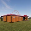 Manufacture European Steel Frame Structure Luxury Flat Pack Container House Cheap Easy Assemble Prefab Homes5 5