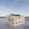 Luxury Prefab Villa Building Container Hotel Rooms With Garage 20ft 40ft 5