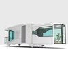 2023 Custom-made Modern Design Aluminum Alloy Capsule Tiny House For Living Prefab Houses Capsule Cabin Apple Cabin 5