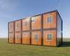High quality wood grain 2-story container house 2