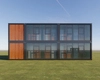 High quality wood grain 2-story container house 4