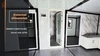 High cost effective 20ft expandable house glass front container house 1