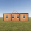 Easy Mobile Temporary Site Construction House Flat Pack Container Home Used for garage or warehouse storage 3