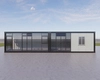 Fashion Glass Curtain Walls Of Prefab Exhibition Room 3