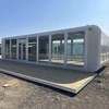 20ft 40ft Outdoor Modern Popular Prefab House Tiny House Mobile Working House Office Pod Apple Cabin1 4