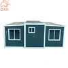 20ft Expandable Container House Customized Grey Light Luxury  1 Bedroom 1 Bathroom Prefab Home 6