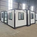 Small 20ft Expandable Container House Size 1 Open Room Container Homes  With Bathroom Expandable Container House 1
