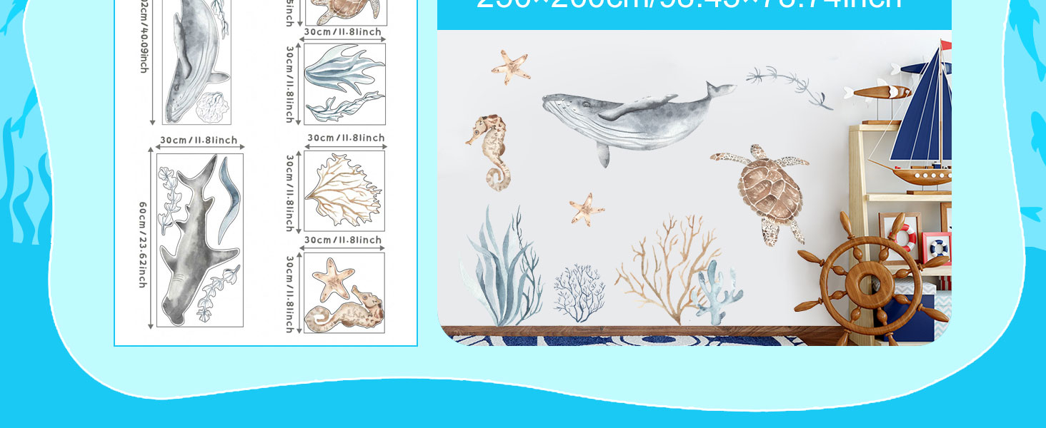 Nursery Wall Stickers Boho Kids Room Decor Girls Bedroom Removable Wall Decals Vinyl Murals DIY Cute Decorations 12 Sheets product detail image 2